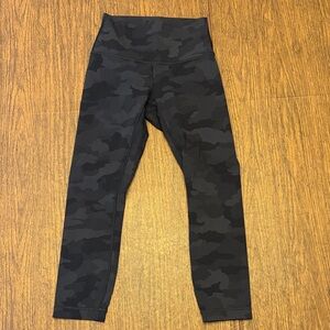 lululemon athletica Black Camo Leggings